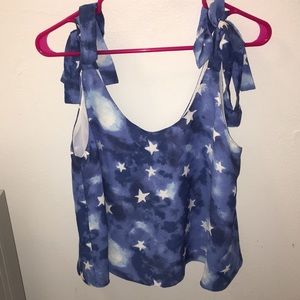 Buddy Love star tie tank top